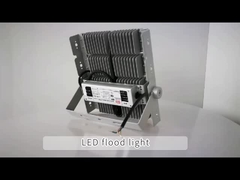 IP65 128pcs एलईडी जलरोधक बाढ़ प्रकाश 6500lm खेल क्षेत्र के लिए प्रकाश प्रवाह