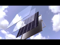 200W सौर पैनल एलईडी बाढ़ प्रकाश रंग परिवर्तन के साथ लय आरजीबी एल्यूमीनियम