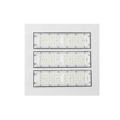 डिमिंग फ़ंक्शन के साथ उच्च दक्षता 140lm/W LED कैनोपी लाइट 50W-200W IP65 गैस स्टेशन लाइटिंग फिक्स्चर