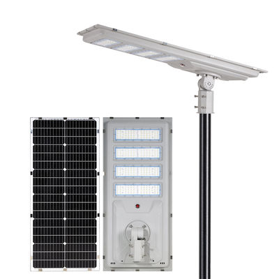 आधुनिक सजावट और बड़े पैमाने पर परियोजनाओं के लिए 180lm/W ऑल इन वन सौर स्ट्रीट लाइट्स